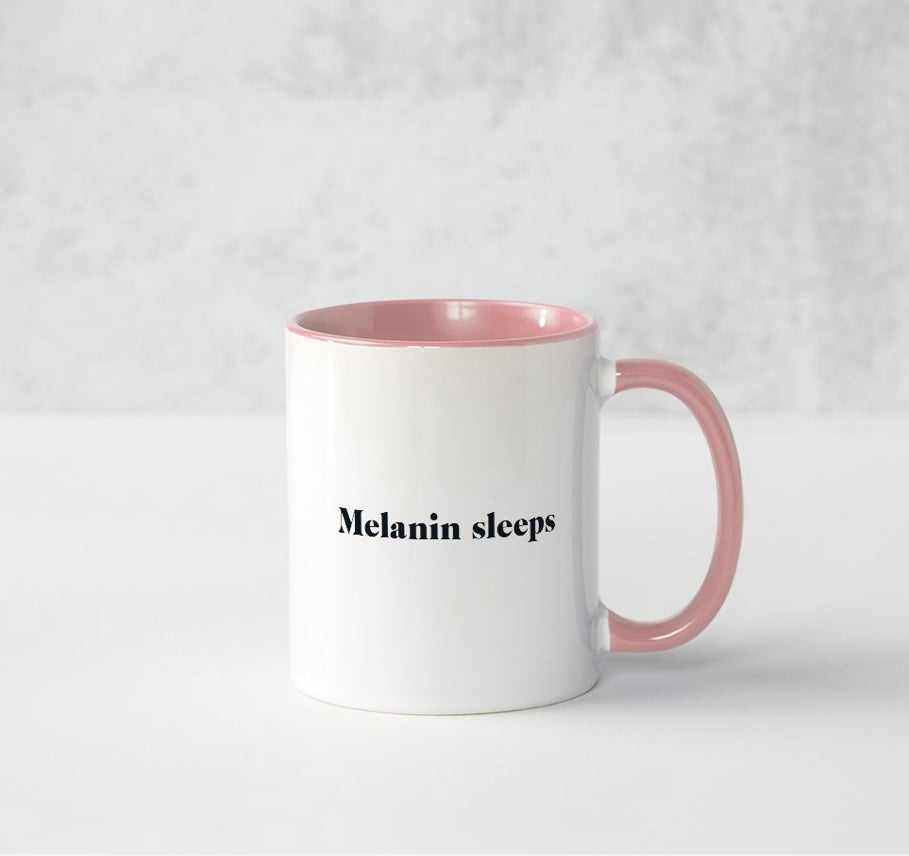 Melanin Sleeps Mug