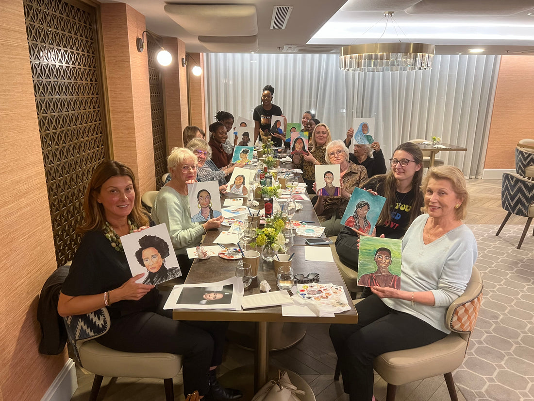 Paint Workshop x Audley Villages Celebrate Our Sisters with a Creative and Educational Painting Workshop