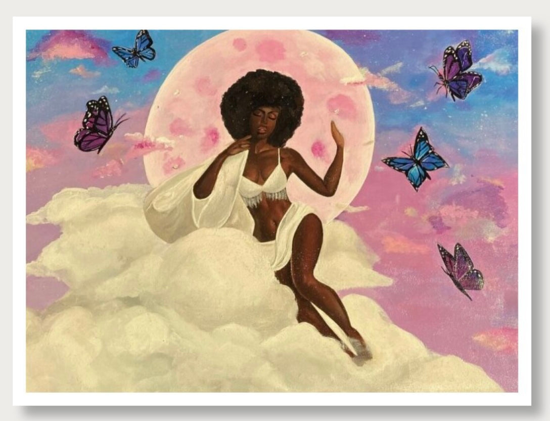 Melanin Sleeps - Print