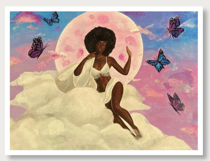 Melanin Sleeps - Print